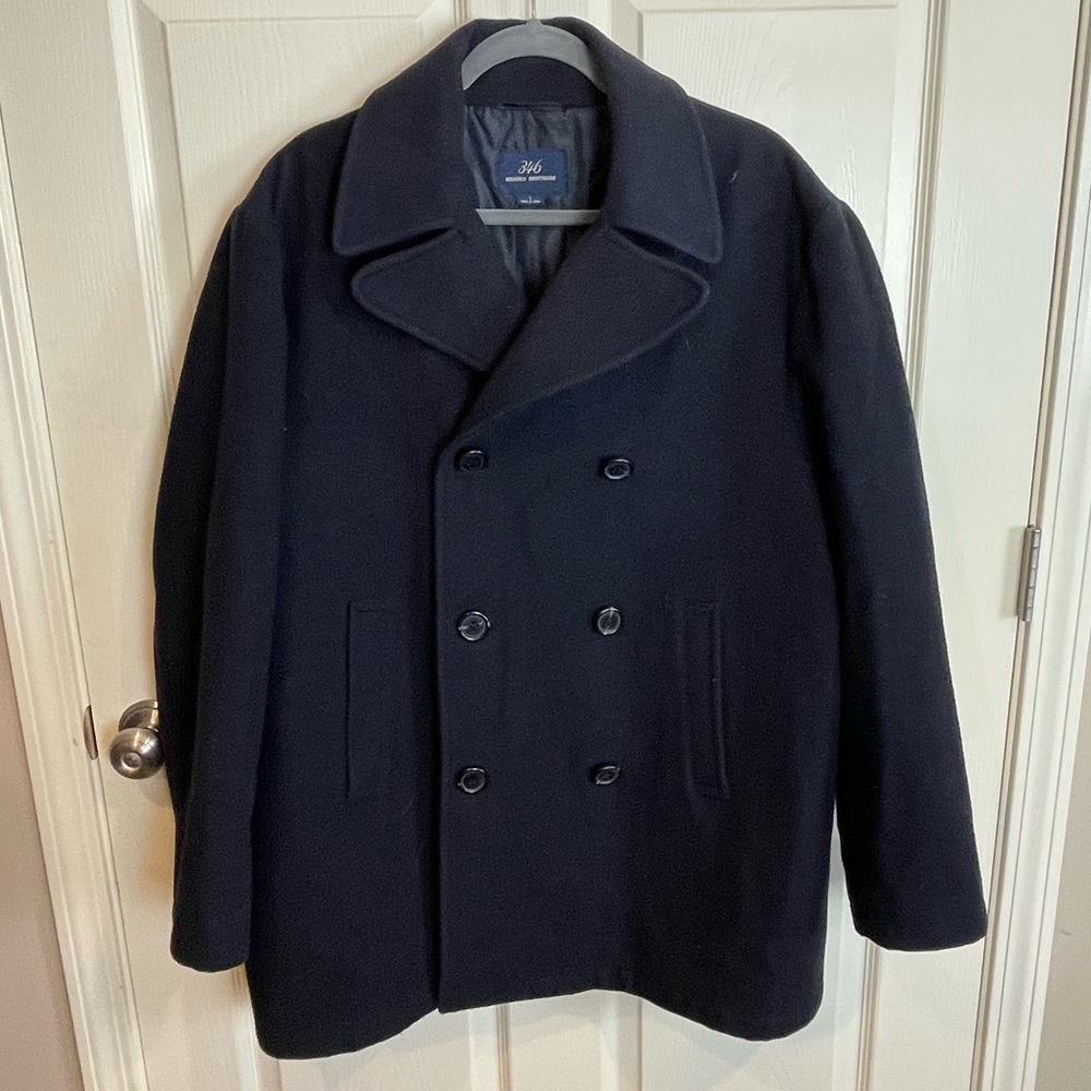 Brooks Brothers Navy Pea Coat